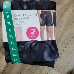 Danskin high waist bike shorts xl nwt